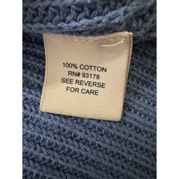 Philosophy Womens Pullover Sweater Size L Blue Black Long Sleeve - Picture 5 of 7